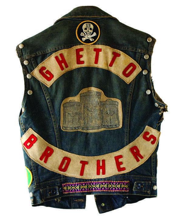 Ghetto-Brothers-vest-back, ‘Rubble Kings’: How the violence stopped and hip hop emerged in the South Bronx, Culture Currents 