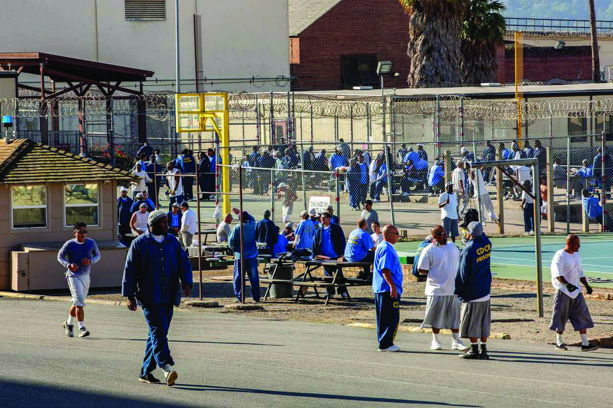 San-Quentin-yard-during-marathon-112219-by-Santiago-Mejia-SF-Chron, Release – don’t transfer – 50,000 medically vulnerable people from California prisons, Abolition Now! 