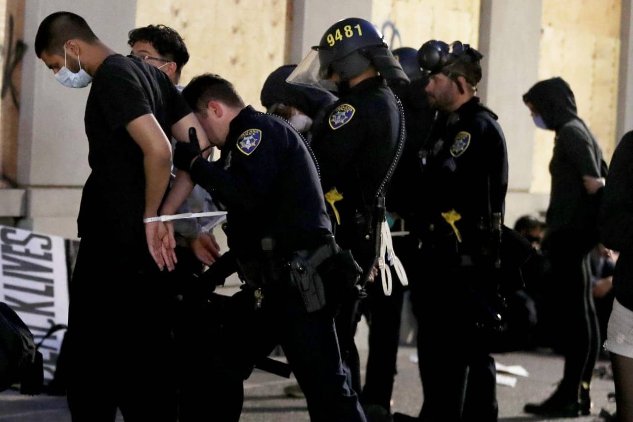 Oakland-youth-arrested-at-youth-led-anti-OPD-march-060120-by-Ray-Chavez-Bay-Area-News-Group, OPD revives superpredator language to criminalize Oakland youth, Local News & Views 
