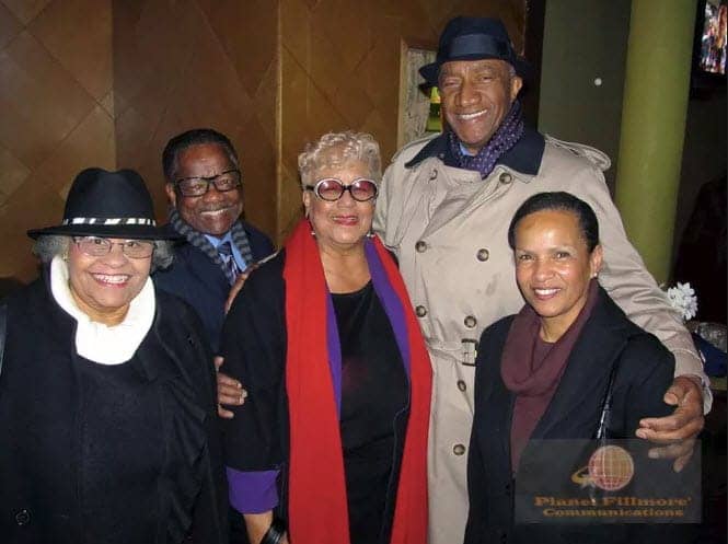 Toye-Moses-Rochelle-Metcalfe-Fred-Jordan-plus-2-ladies-by-Lance-Burton-Planet-Fillmore-Comms, Chronicler of Black life Rochelle Metcalfe: ‘I Heard That!’, Culture Currents 