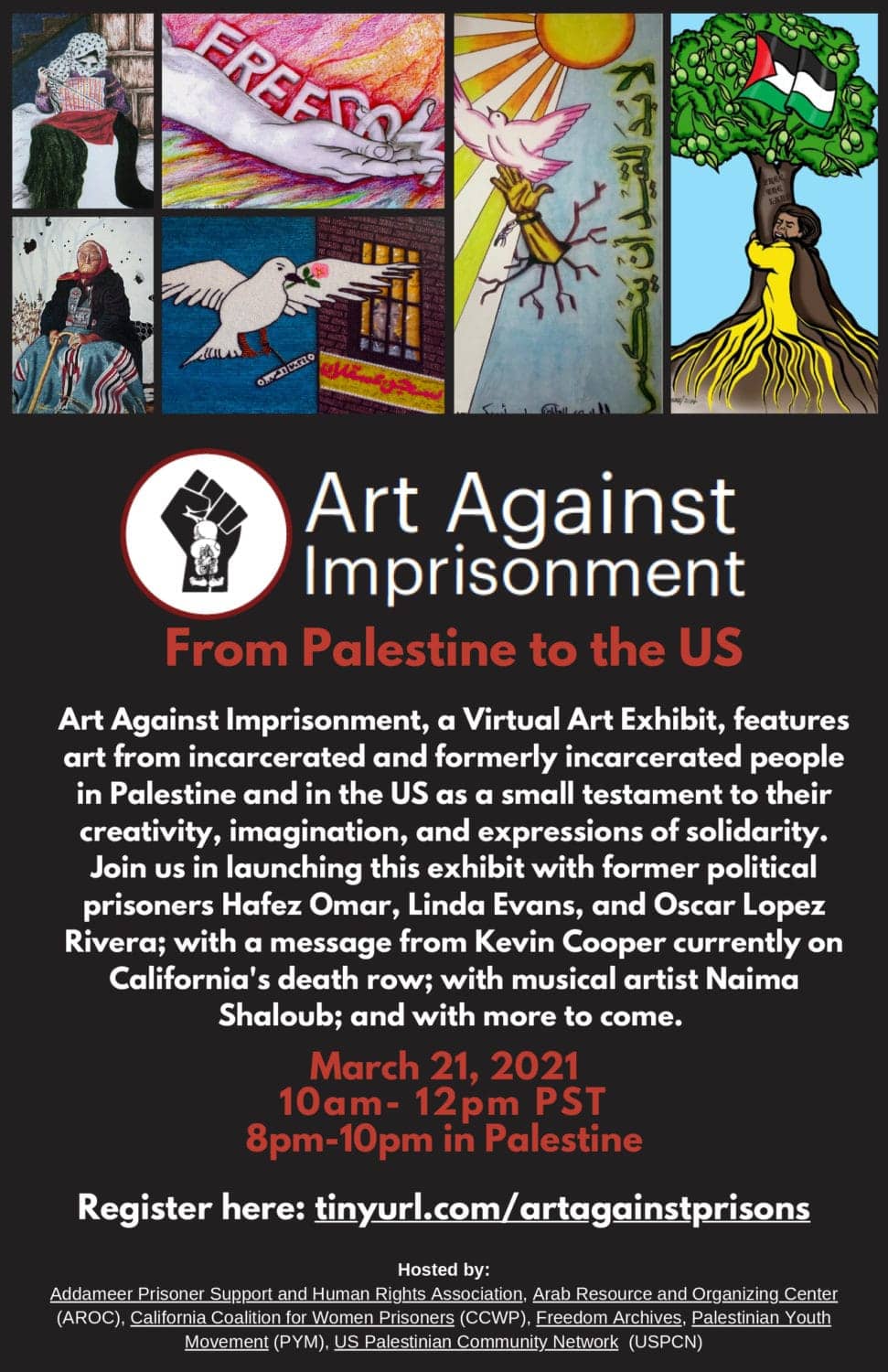 Palestine-Art-Against-Imprisonment-virtual-exhibit-032121, Statement for our Palestinian sisters and brothers!, Behind Enemy Lines 