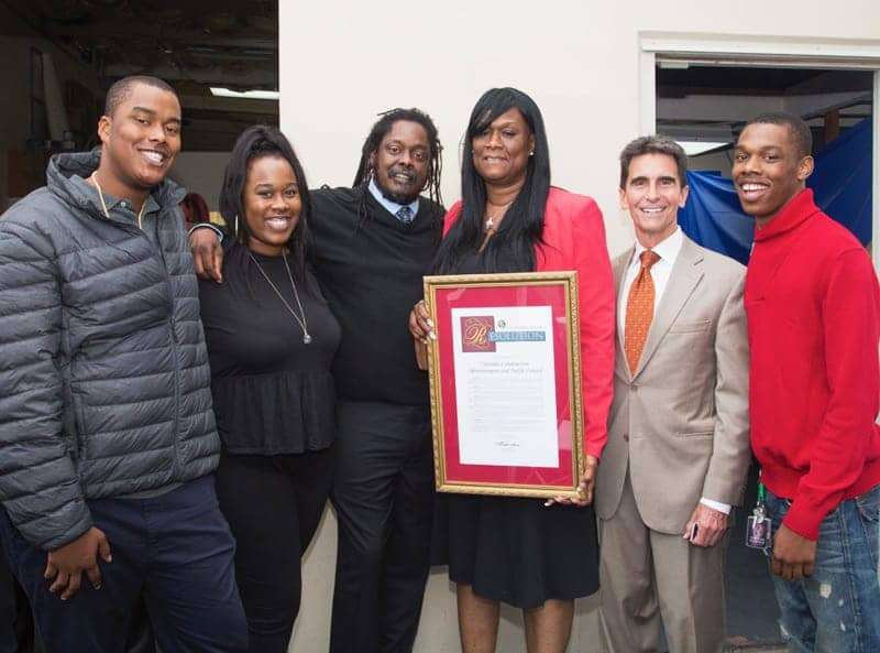 Sen.-Mark-Leno-names-YCAT-C-Small-Bus.-of-Year-Raysean-Jones-Jr.-Lyn-Tise-Jones-Raysean-Jones-Sr.-Yolanda-Jones-Rome-Jones, Yolanda Jones: Celebrating a Black Queen and a BOSS!, Culture Currents 