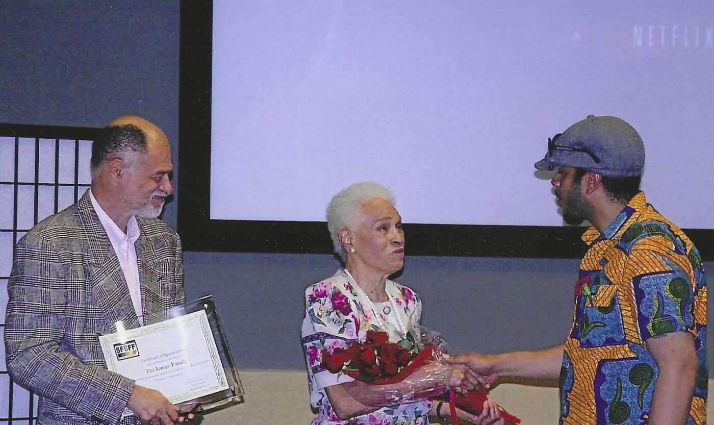 Kali-ORay-2011-SFBFF-honors-Jerri-Lange-and-son-Michael-Lange-1400x833, Jerri Lange, Bay Area media legend, social activist, educator and author, has passed, Culture Currents 