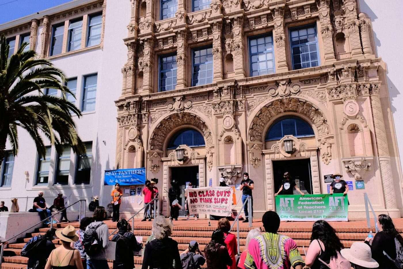 Save-CCSF-march-Mission-High-School-by-KZ-041121-1400x933, City College under attack: Students organize to save 600 faculty jobs, Local News & Views 