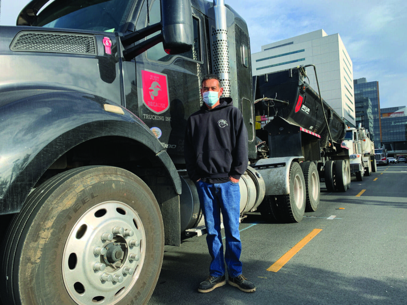 Gerardo-Just-Because-Trucking-UCSF-job-site-shutdown-043021-by-Griffin-1400x1050, Black truckers shut down multi-million-dollar UCSF job site for 4.5 hours, Local News & Views 