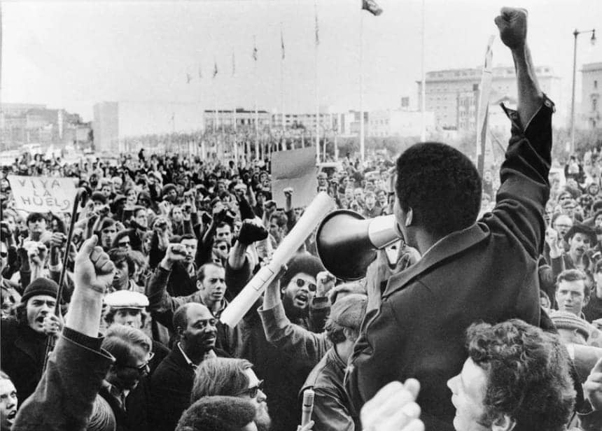 Black-Student-Union-rally-SF-State-ethnic-studies-strike-1268-by-AP, Black and Palestinian struggle and the fight for Ethnic Studies in California, World News & Views 