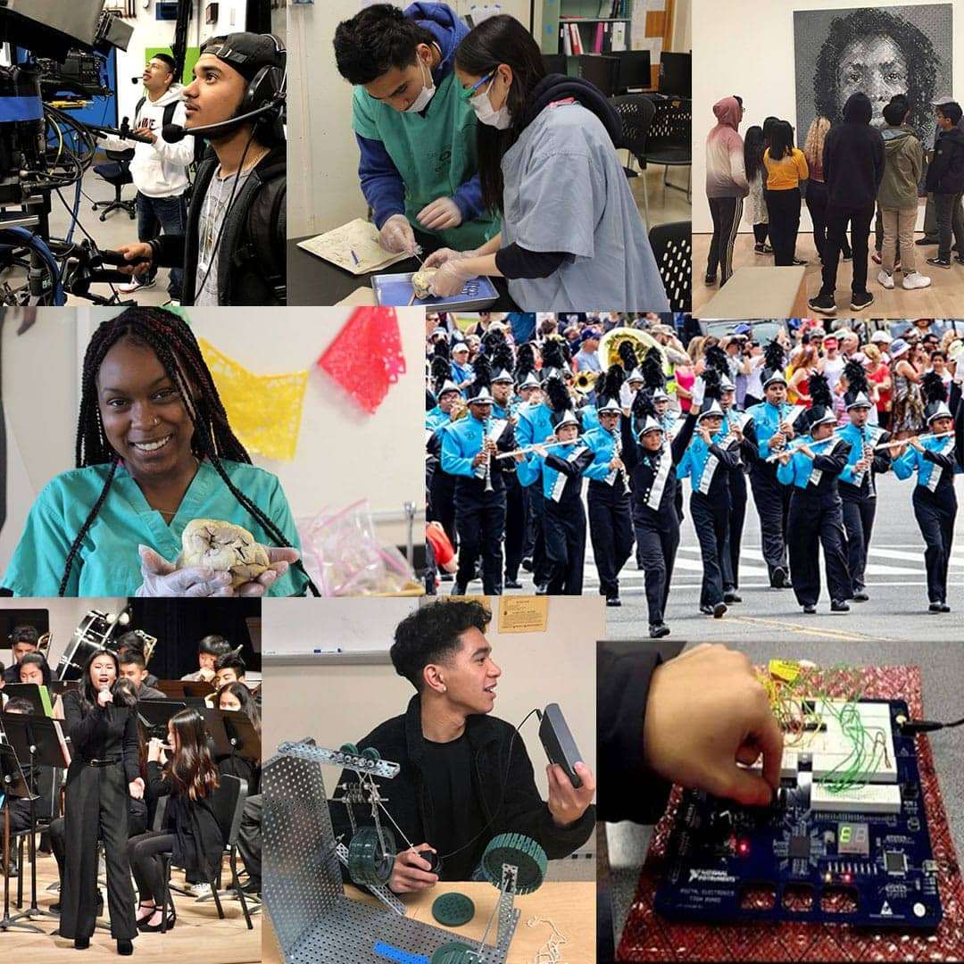 2020-photo-collage-of-Burton-Highs-students-in-their-classrooms-by-SFUSD, SF students get ready for in-person learning in the fall, Local News & Views 