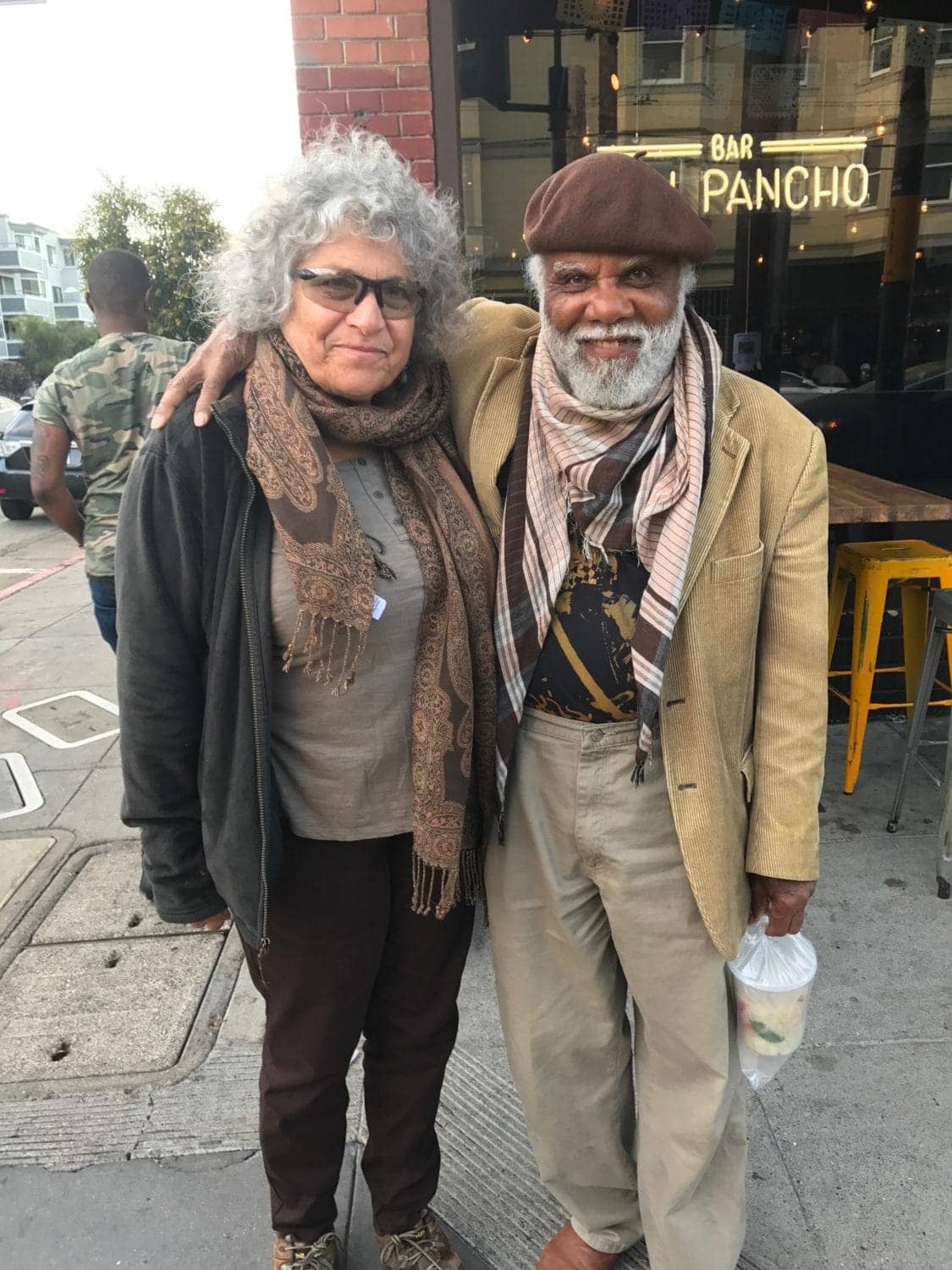 Arlene-Eisen-and-Terry-Collins-by-Biko-Eisen-Martin, The community celebrates Terry Collins, long time warrior for the people, Local News & Views 