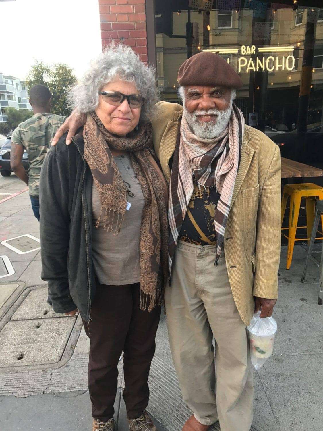 Arlene-Eisen-and-Terry-Collins-by-Biko-Eisen-Martin, The community celebrates Terry Collins, long time warrior for the people, Local News & Views 