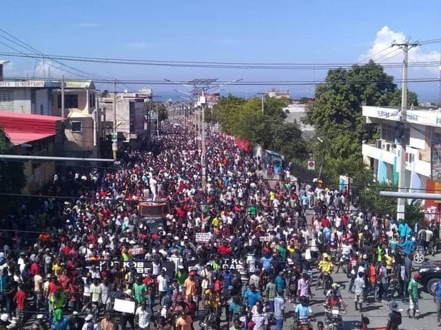 Haitians-fill-Port-au-Prince-street-to-protest-Moises-attempt-to-illegally-stay-in-power-121820, In the wake of Jovenel Moise’s assassination: Building solidarity with Haiti’s popular movement, World News & Views 