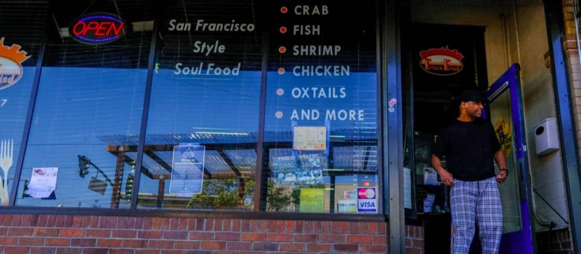 Marcel-Banks-Frisco-Fried-storefront-Third-Street-0721-by-Camille-Cohen, Seven Bayview businesses that powered through the pandemic, Local News & Views 