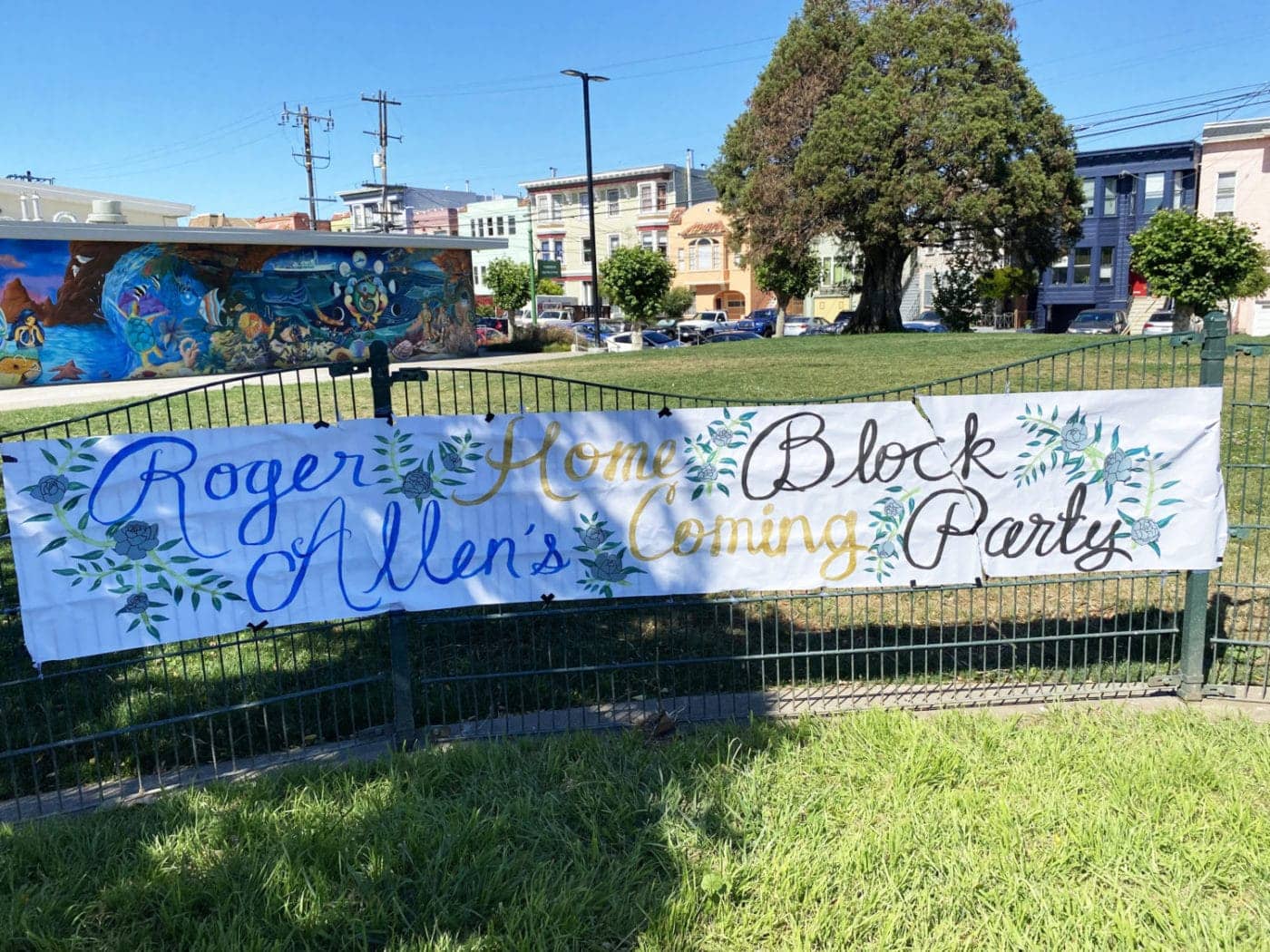 Roger-Allen-Home-Coming-Block-Party-062421-1400x1050, Killed for being Black while changing a tire in Daly City: The poLice murder of Roger Allen, Local News & Views 