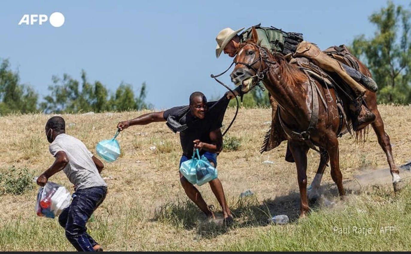 Border-Patrol-agents-whipping-Haitian-migrants-with-horse-reins-092021-by-Paul-Ratje-AFP, Abuse of refugees exposes the White House’s long-standing policy towards Haiti, World News & Views 