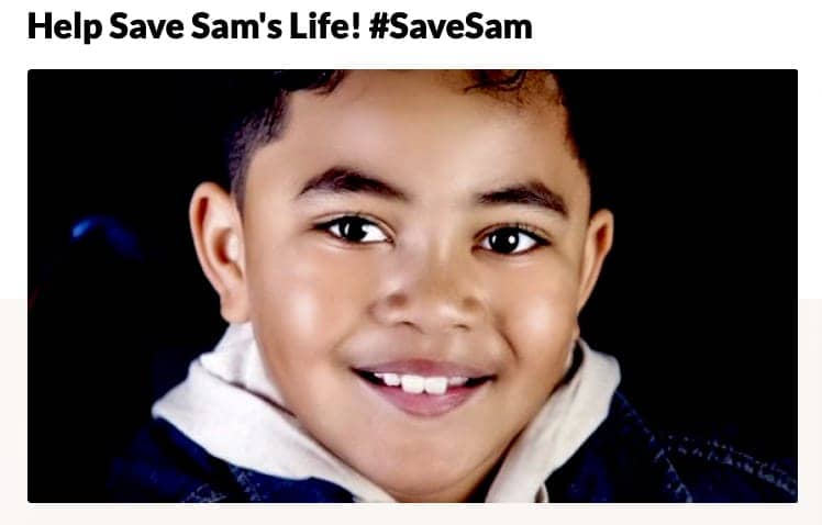 Help-save-Sams-life-Save-Sam-Sam-Johnson-10-brain-tumor-1, Help the family of 10-year-old Sammy Johnson, who died in his mother’s arms of a brain tumor, Local News & Views 