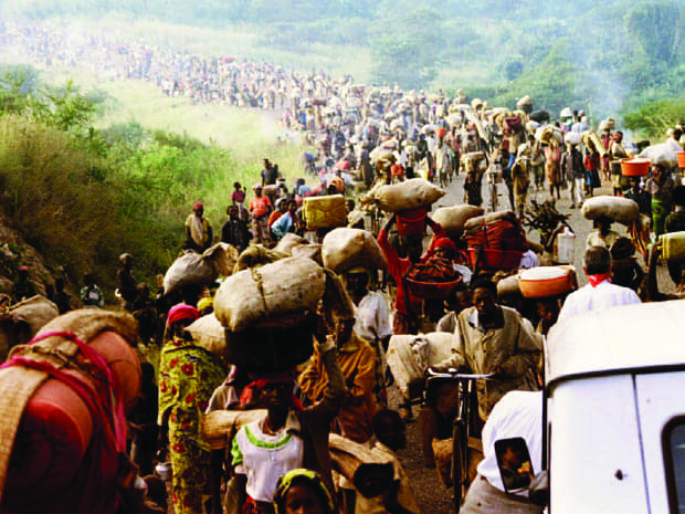Rwandan-refugees-cross-into-Tanzania-053094-by-Jeremiah-Kamau-Reuters, US and UN treachery in the African Great Lakes Region: Why Rwandan refugees refuse to go home, World News & Views 