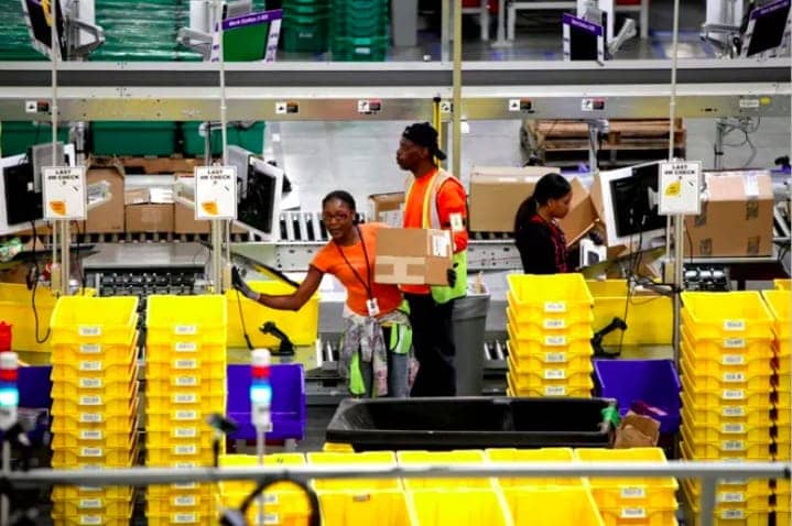 Workers-at-Amazon-fulfillment-center-in-San-Bernardino-2013-by-Irfan-Khan-LA-Times-TNS, People over profits: California bill pushes Amazon, Walmart and other big e-retailers, Local News & Views 