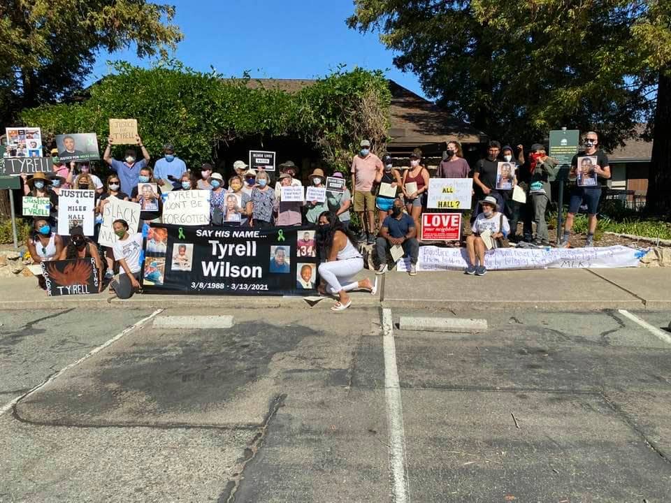 POOR-Magazine-and-Conscious-Contra-Costa-County-action-for-Tyrell-Wilson-and-Laudemer-Arboleda-in-Danville-091221, Tyrell Wilson: Killed for being Black and houseless in Klanville aka Danville, Local News & Views 