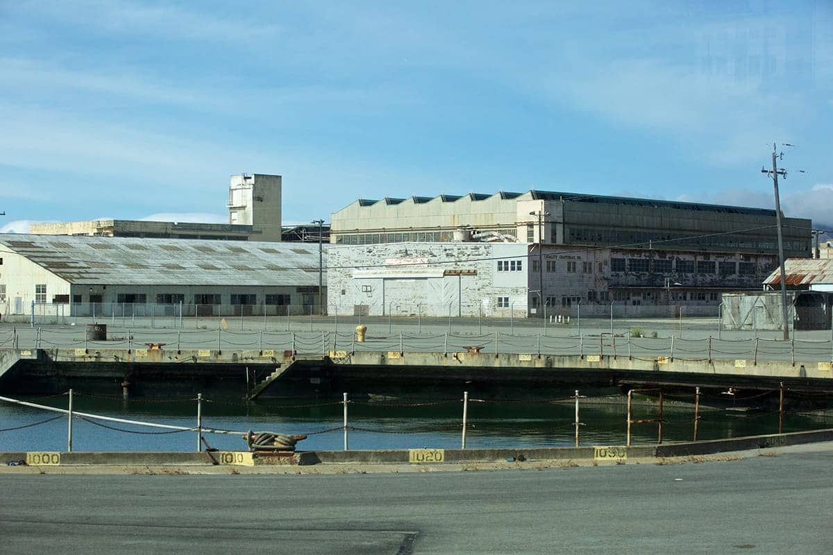 Shipyard-Parcel-G-dry-dock-2021-by-Kevin-Hume-SF-Examiner, The Navy uncovered Strontium-90, and they want you to think it’s OK. It’s not!, Local News & Views 