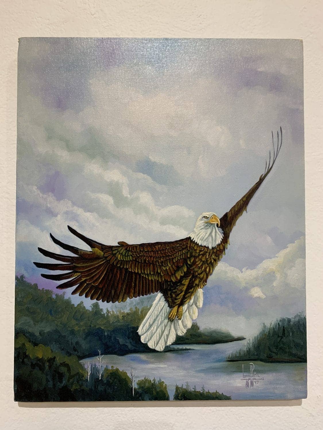 Eagle-Rising-art-by-Leonard-Peltier-on-exhibit-at-Richmond-Art-Center, Leonard Peltier is one of America’s longest-serving Political Prisoners, and Biden may be his last hope, Abolition Now! 