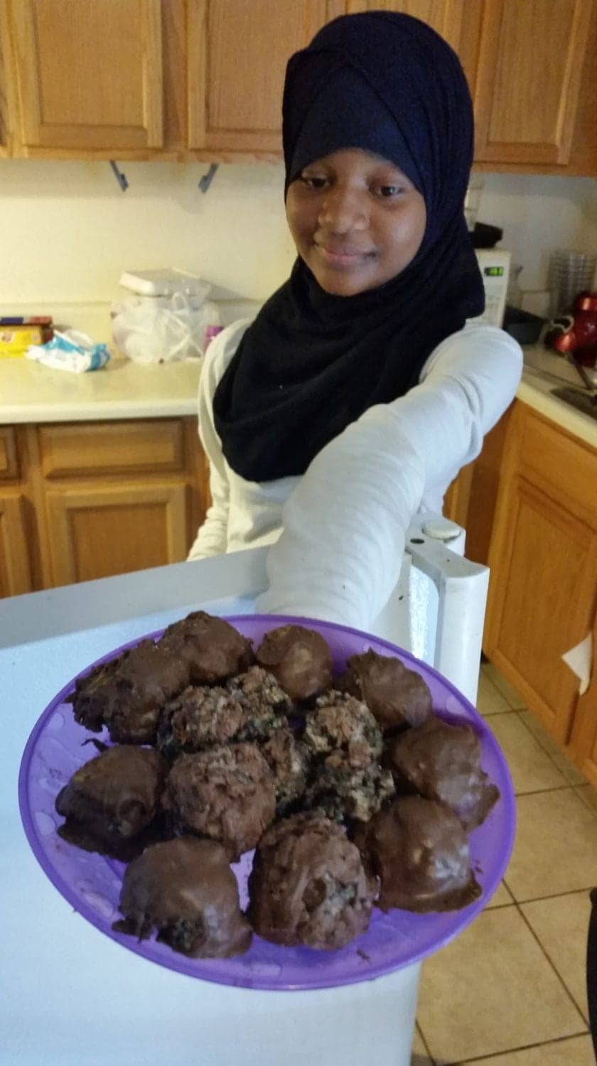 Najiyya-Al-Khalifa-makes-sweets-for-her-family, Abdul-Haqq Khalifah turns sadness from the passing of his teenage daughter into fundraising for a cause, Culture Currents 