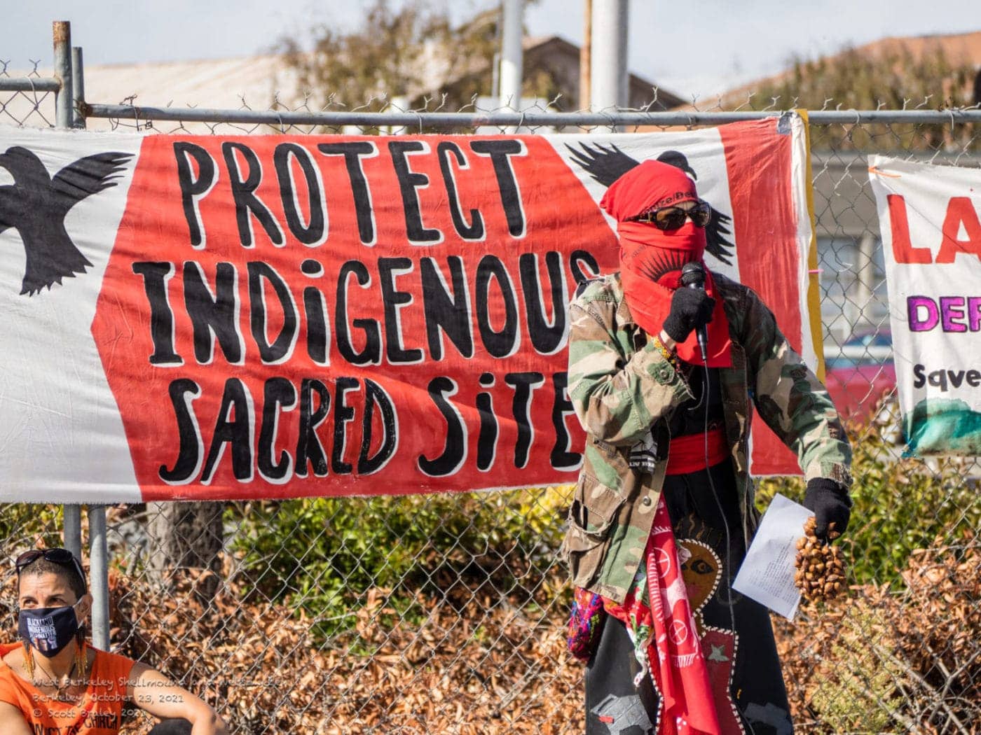 Tiny-speaks-at-West-Berkeley-Shellmound-‘Protect-Indigenous-Sacred-Sites-1400x1050, Burned alive for sleeping outside, Culture Currents 