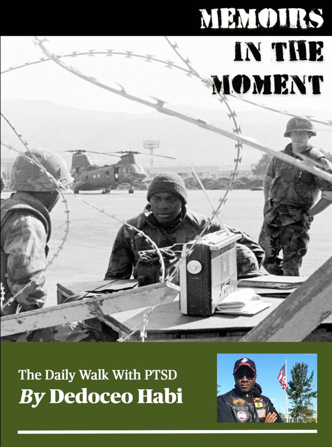 ‘Memoirs-in-the-Moment-The-Daily-Walk-With-PTSD-cover-by-Dedoceo-Habi, Interview with Dedoceo Habi on talking PTSD, Culture Currents 