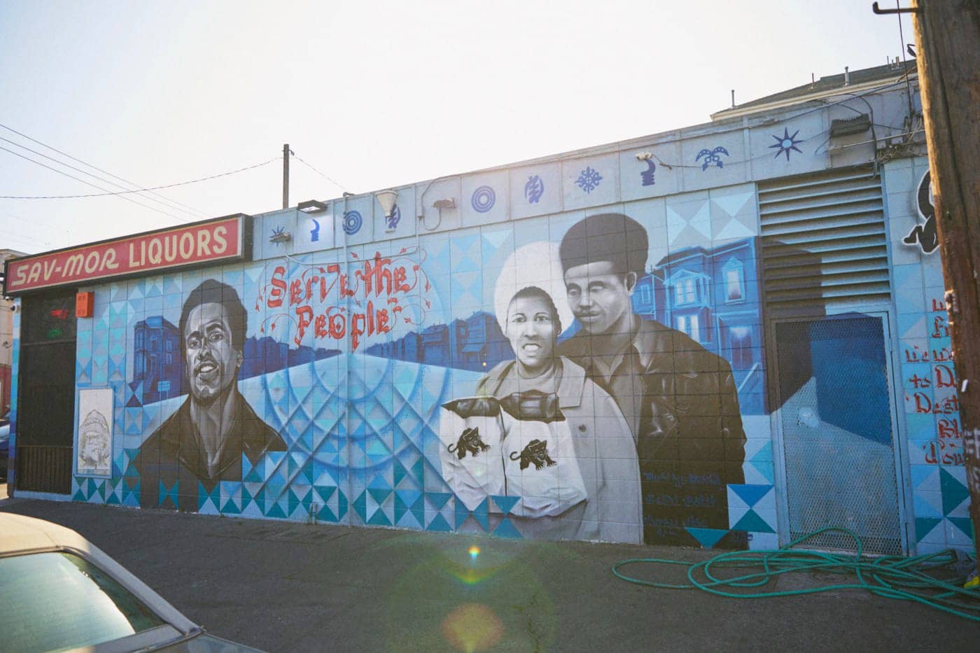 Serve-the-people-Black-Panther-mural-in-Oakland-by-Bryan-Berry, Fighting co-optation: Honoring the Black Panther Party on its 55th anniversary, Culture Currents 
