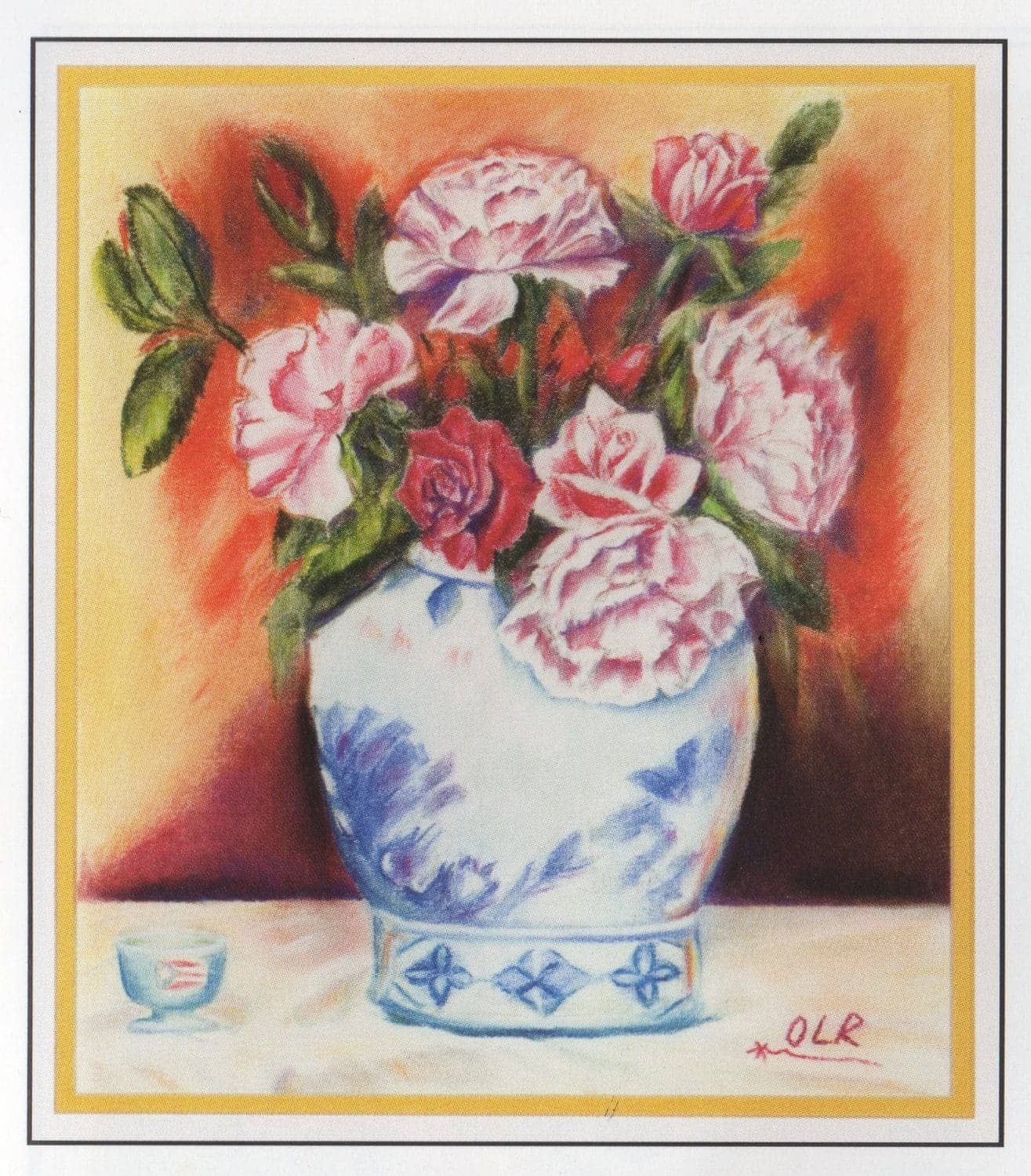 ‘Still-Life-Flowers-pastel-on-paper-art-by-Oscar-Lopez-Rivera, A Conspiracy of Flowers, Culture Currents 