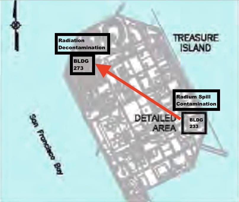 Map-showing-distance-between-Buildings-273-and-223-on-Treasure-Island-by-Carol-Harvey, Fair warning: Part II, Featured News & Views 