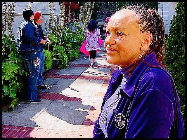 Mesha-Irizarry-in-a-garden, Against all odds, Mama Mesha Irizarry lives to fight another year, Featured News & Views 