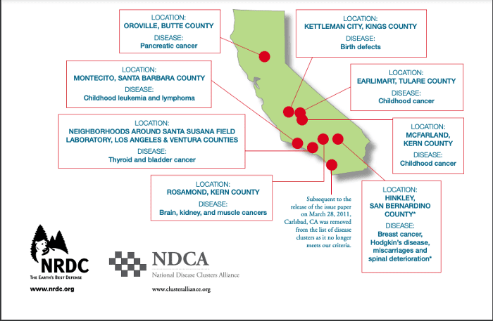 NRDC-cancer-cluster-map-of-California.jpg, Cancer Alley at the Hunters Point Shipyard, News & Views 