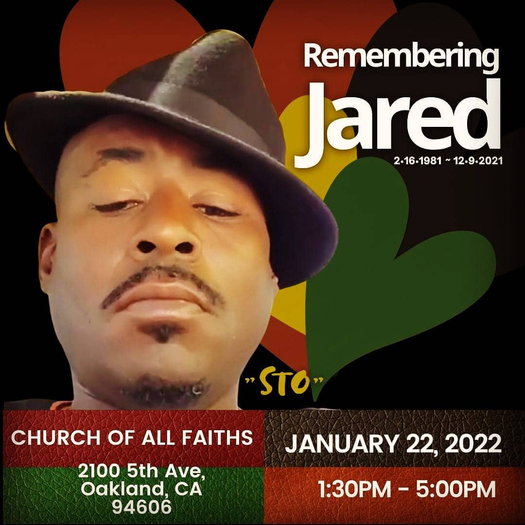 Remembering-Jared-Church-of-All-Faiths-012222, The life and passing of Oakland producer Jared ‘Sto’ Meeks, News & Views 