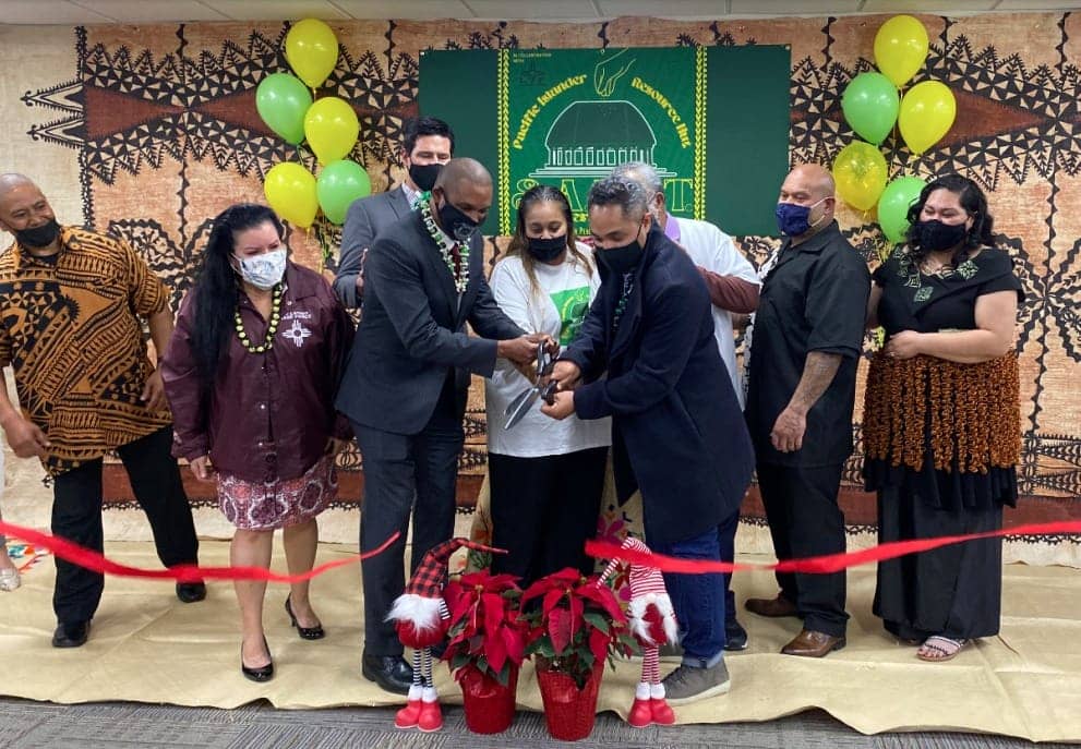 SF-Board-of-Supervisors-President-Shamann-Walton-cuts-the-ribbon-at-The-Hut-121621, The Hut opens in District 10, News & Views 