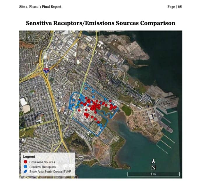 South-central-Bayview-Hunters-Point-emissions-sources-and-sensitive-receptors-comparison-map.jpg, Cancer Alley at the Hunters Point Shipyard, News & Views 