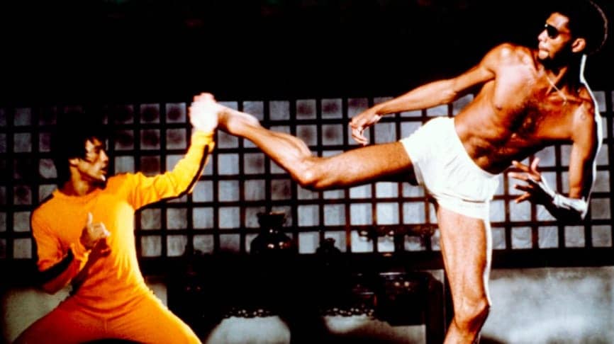 Bruce-Lee-and-Kareem-Abdul-Jabbar-in-Game-of-Death-1976, San Francisco Chinatown’s upcoming Bruce Lee exhibit celebrates his connection to the Black community, Culture Currents News & Views 