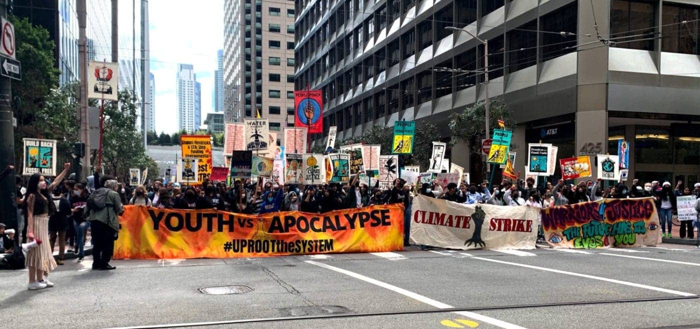 Crowd-of-protestors-at-Youth-vs.-Apocalypse-march-by-Nube-032522-1400x658, Youth climate strike on People’s Earth Day April 22, 2022, Culture Currents News & Views 
