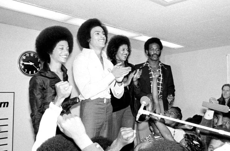 Elaine-Brown-Huey-Newton-and-other-Black-Panthers-at-SFO-by-Jim-Palmer-AP-070477, ‘Revolution is my goal’: Interview with former Black Panther Elaine Brown, Culture Currents 