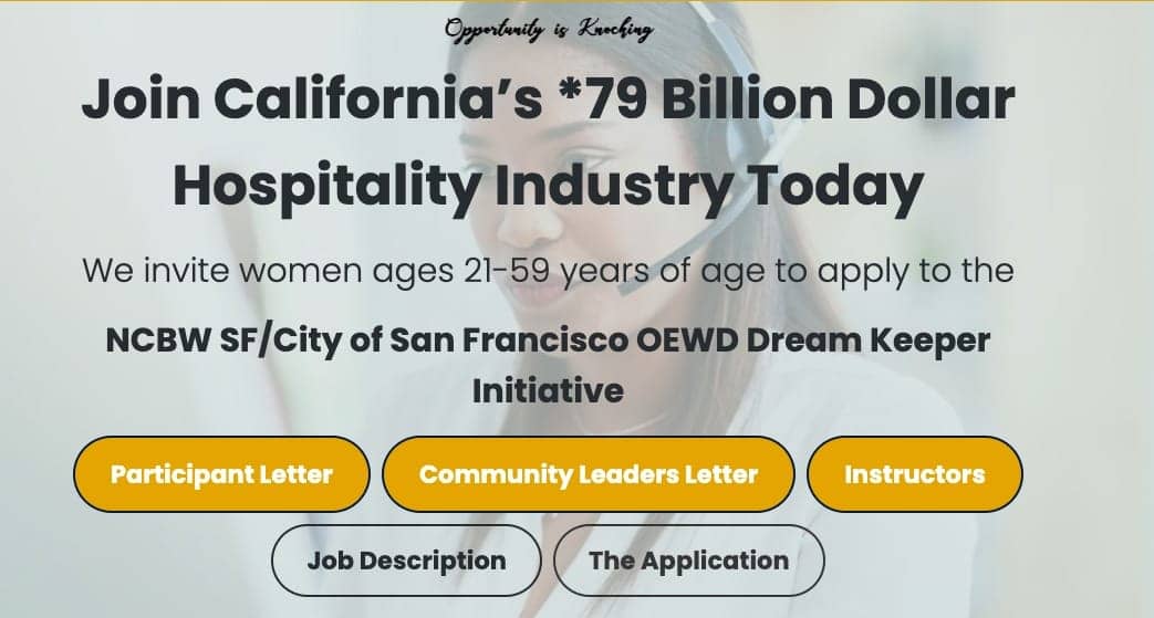 NCBW-SF-Doris-Ward-Workforce-Development-Employment-Training-Program-application, NCBW SF teams up with Doris Ward Employment Training Program to open doors of opportunity for Black women, World News & Views 