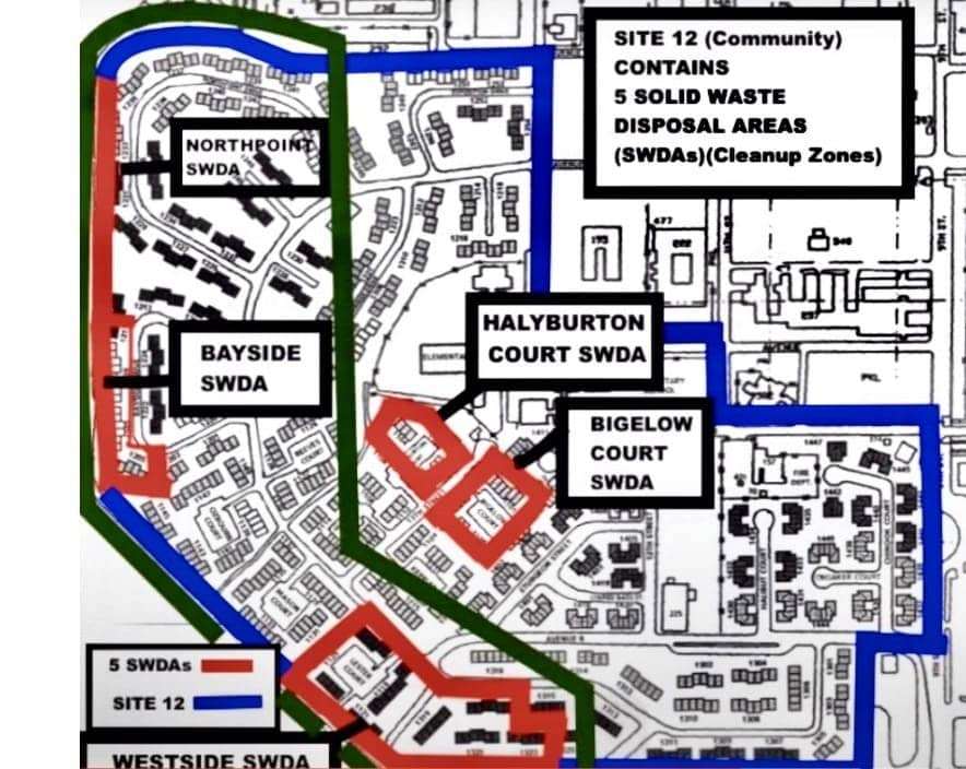 Map-of-the-five-Treasure-Island-Solid-Waste-Disposal-Areas-by-Carol-Harvey, Expert panel inextricably links Treasure Island and Hunters Point, Local News & Views 