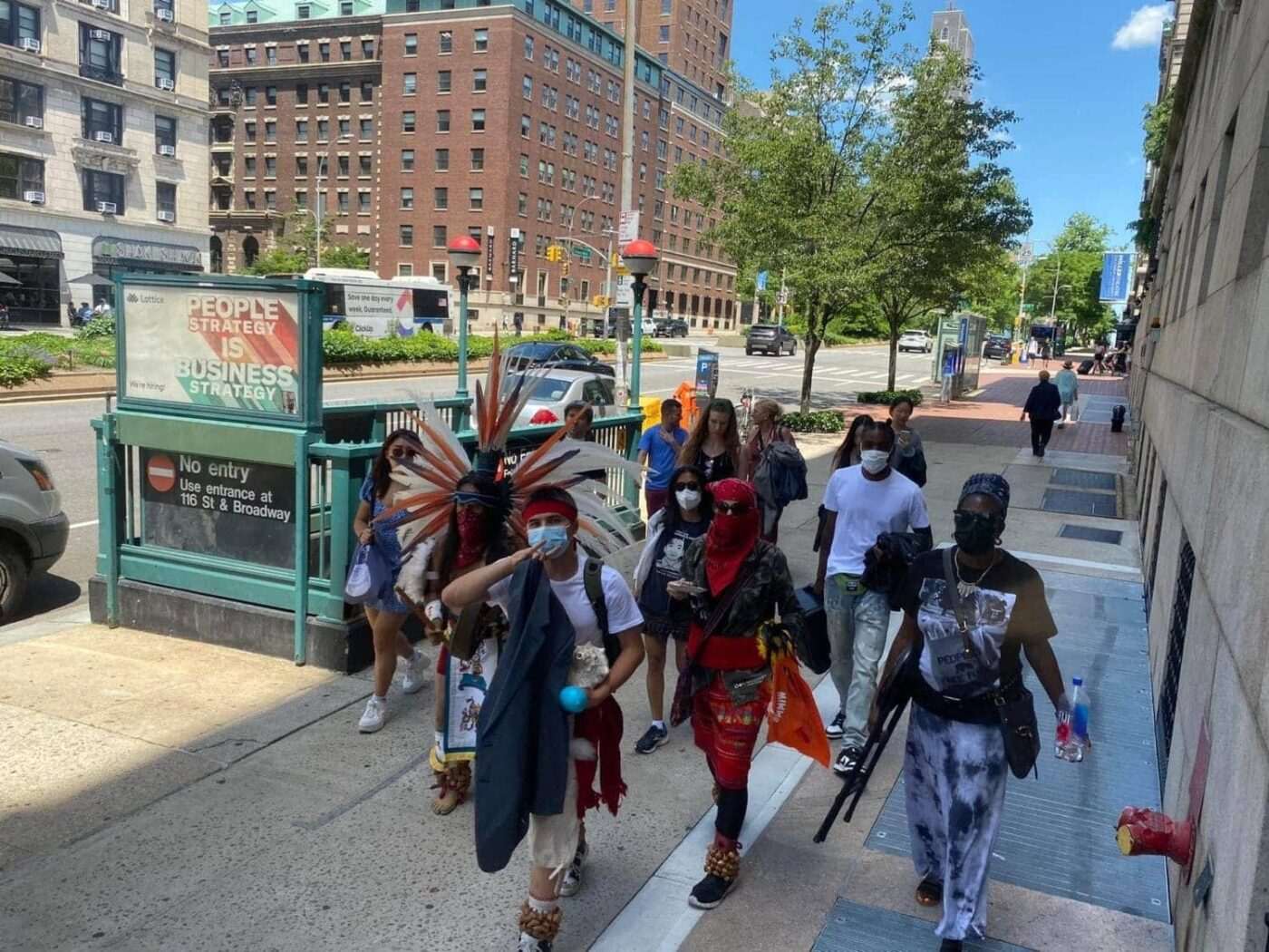 Poverty-skolaz-on-Untour-outside-of-Columbia-University-New-York-POOR-Magazine-1400x1050, Academic colonization and the UnHoused Nation, Culture Currents News & Views 