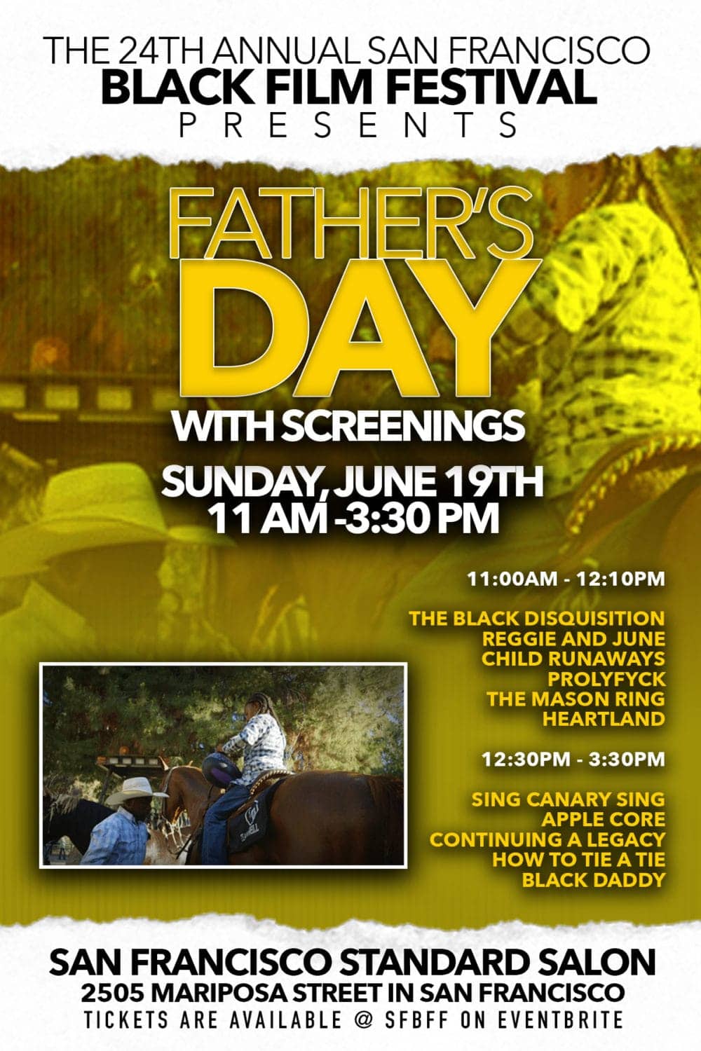 SFBFF-Fathers-Day-screenings-061922, The San Francisco Black Film Festival returns June 16-19, Culture Currents Local News & Views 