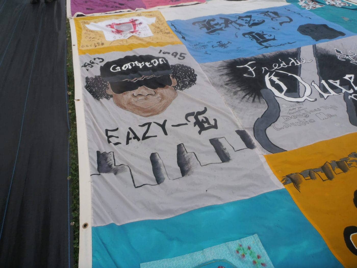 AIDS-Memorial-Quilt-in-Golden-Gate-Park-with-Eazy-E-panel-by-Jahahara-2022-1400x1050, Forward forever!, Culture Currents Local News & Views News & Views 