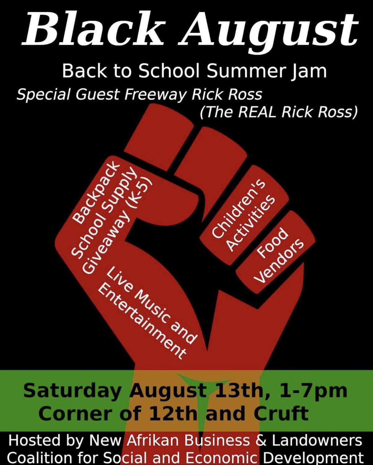 Black-August-Back-to-School-Summer-Jam, T.H.U.G L.I.F.E: From gangster to growth, Abolition Now! 