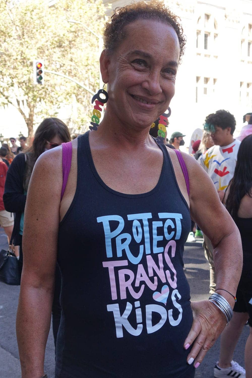 Black-woman-with-‘Protect-Trans-Kids-shirt-by-Biron-Oakland-Pride-092, Black and beautiful, out and proud: Why Black queer visibility matters, Culture Currents 