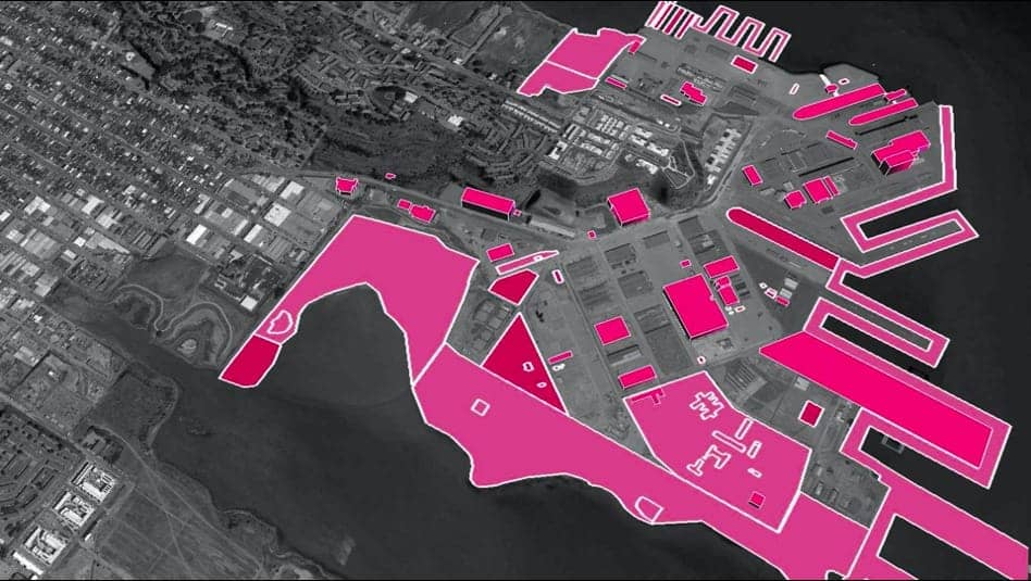 NBC-News-graphic-showing-radiation-contamination-of-the-shipyards-shoreline, View from a playground in Hunters Point, Local News & Views News & Views 