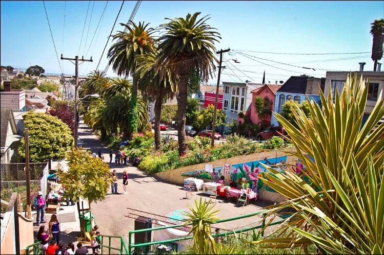 Quesada-Gardens-Initiative-, View from a playground in Hunters Point, Local News & Views News & Views 