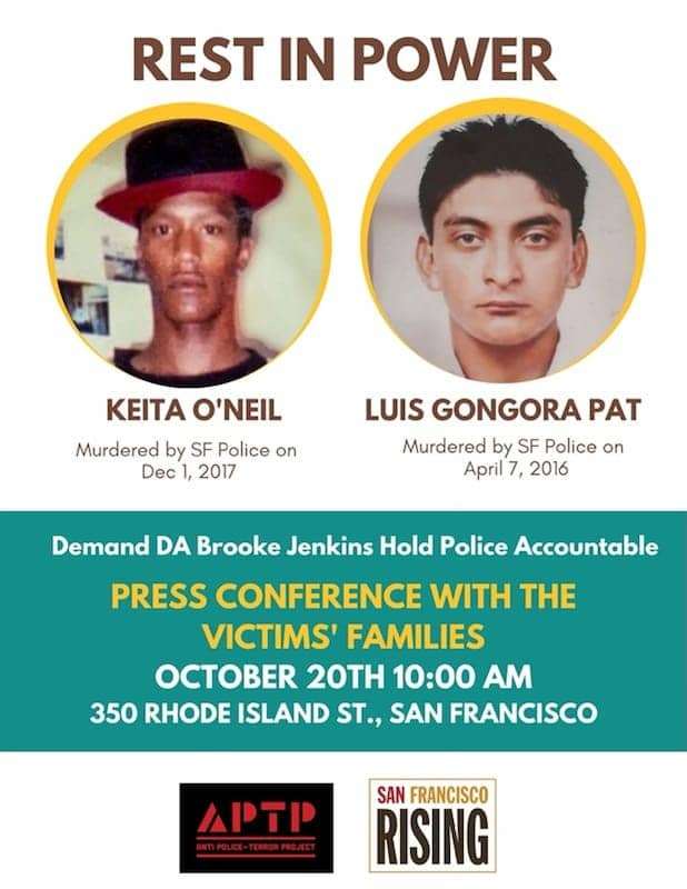 Press-conference-fo-Keita-ONeil-and-Luis-Gongora-Pat-on-DA-Jenkins-102022, Interim-DA Brooke Jenkins poised to abandon police accountability, Local News & Views News & Views 