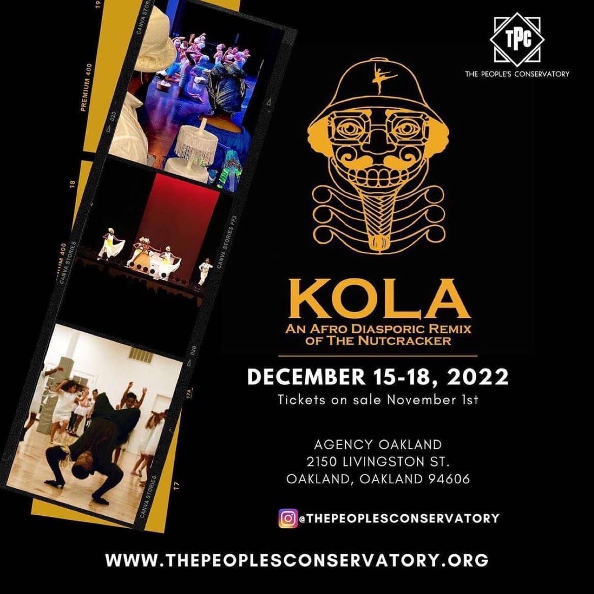 KOLA-by-Peoples-Conservatory-1215-1822-poster, Youth driven ‘KOLA’ aka ‘Black Nutcracker’ returns after pandemic hiatus, Culture Currents Local News & Views 