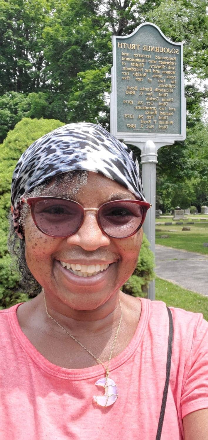 Wanda-Sabir-on-Sojourner-Truth-Freedom-Trail-0622, <strong>40 days and 39 nights: Wanda Sabir journeys with Sojourner Truth </strong>, Culture Currents News & Views 