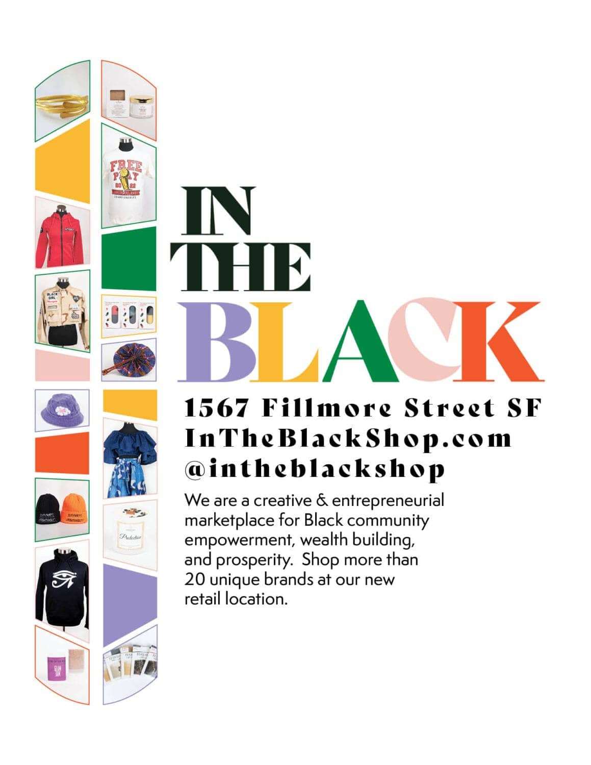 In-The-Black-opening-flier-120922, Fillmore’s In The Black marketplace for Black entrepreneurs opens Friday, Dec. 9, Local News & Views 